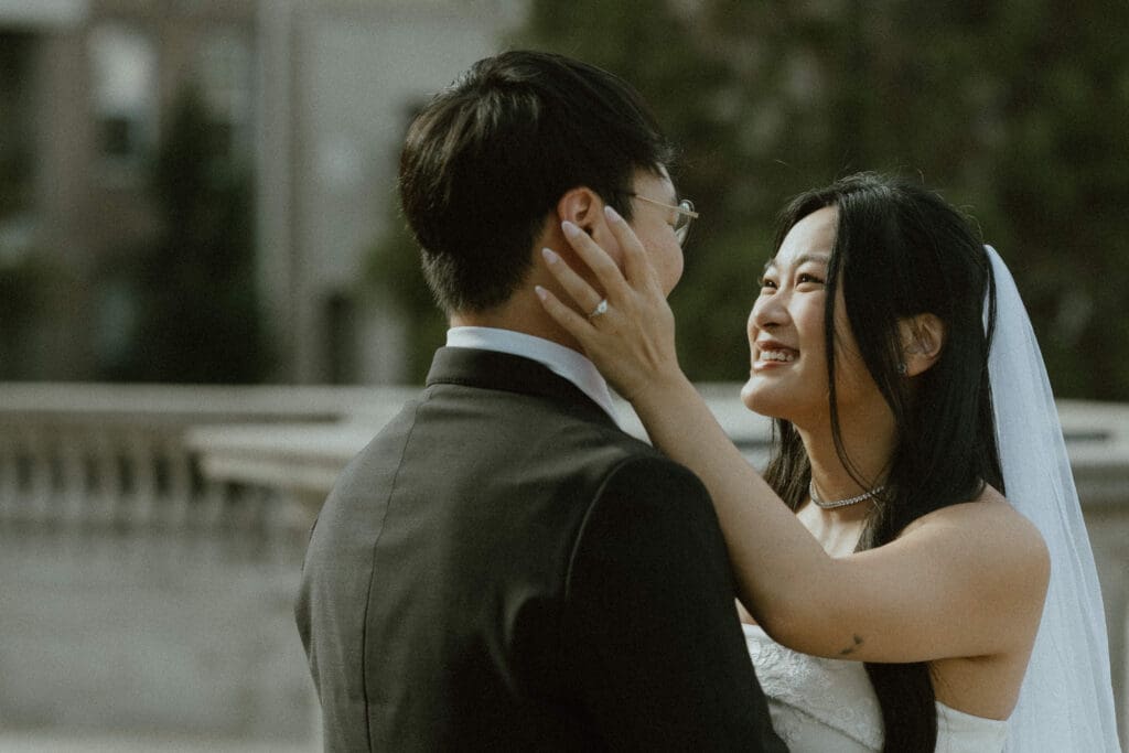 A Millennium Gate Museum & China town engagement session in Atlanta, Ga.