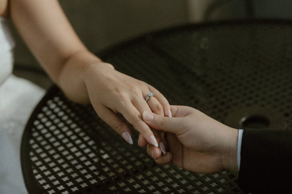 A Millennium Gate Museum & China town engagement session in Atlanta, Ga.