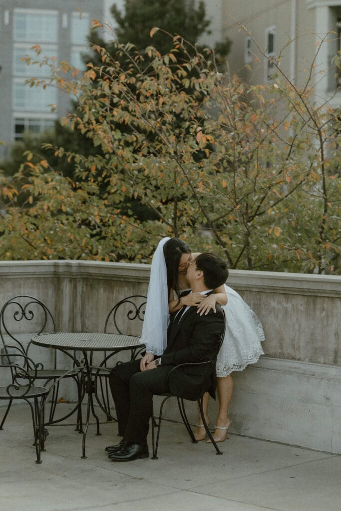 A Millennium Gate Museum & China town engagement session in Atlanta, Ga.