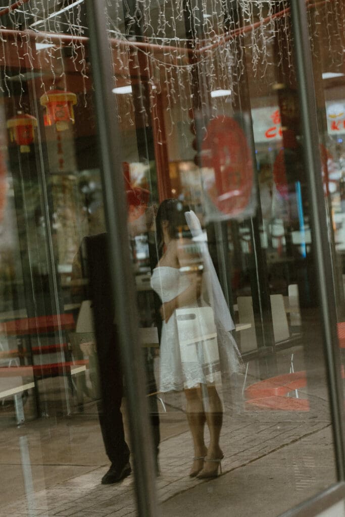 A Millennium Gate Museum & China town engagement session in Atlanta, Ga.