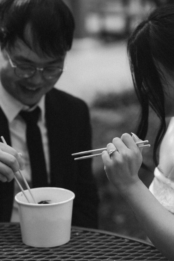 A Millennium Gate Museum & China town engagement session in Atlanta, Ga.