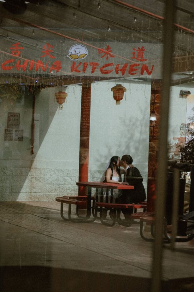 A Millennium Gate Museum & China town engagement session in Atlanta, Ga.