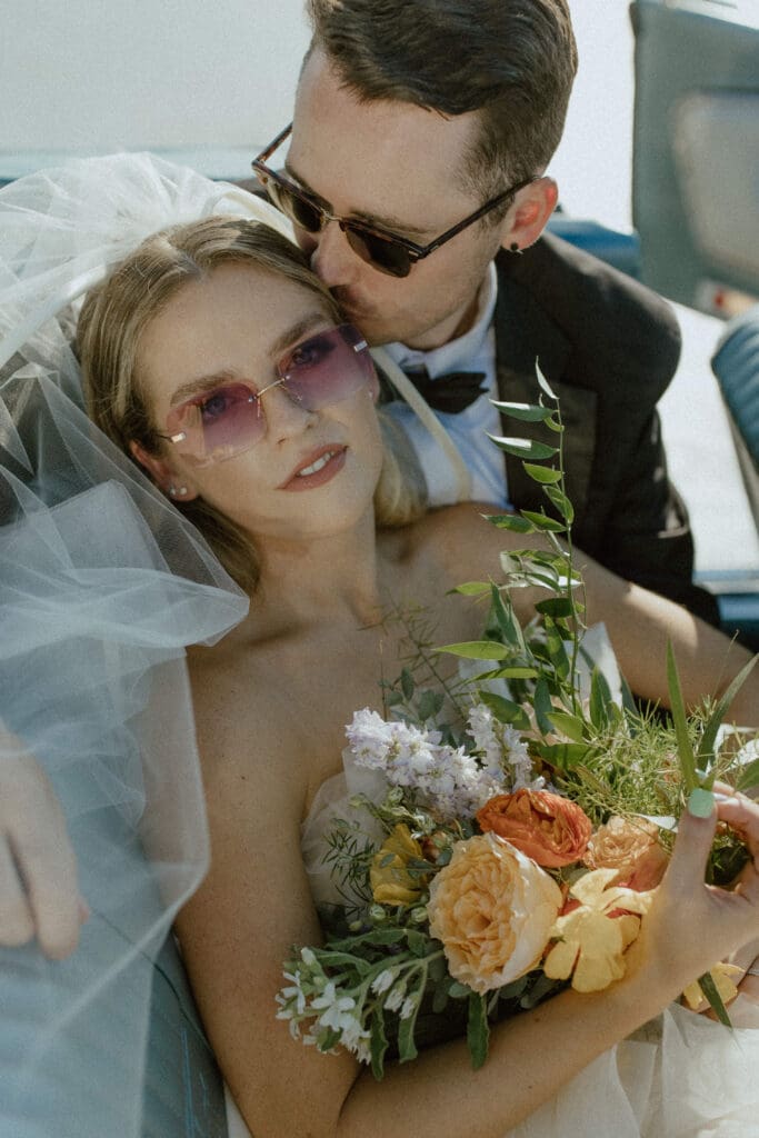 Classic car engagement