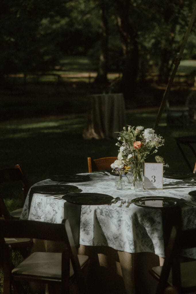 Outdoor wedding in Athens, Ga