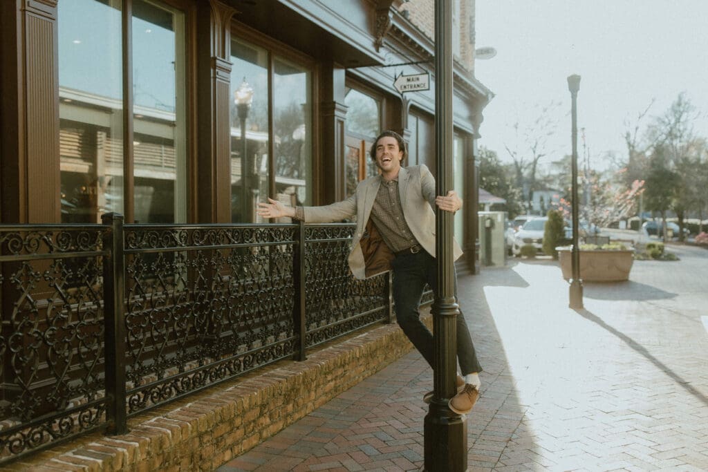 Downtown Engagement Session in Alpharetta, Ga.