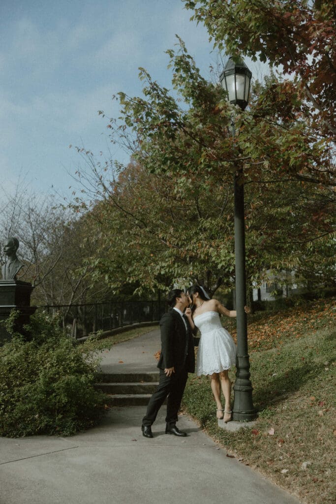 A Millennium Gate Museum & China town engagement session in Atlanta, Ga.