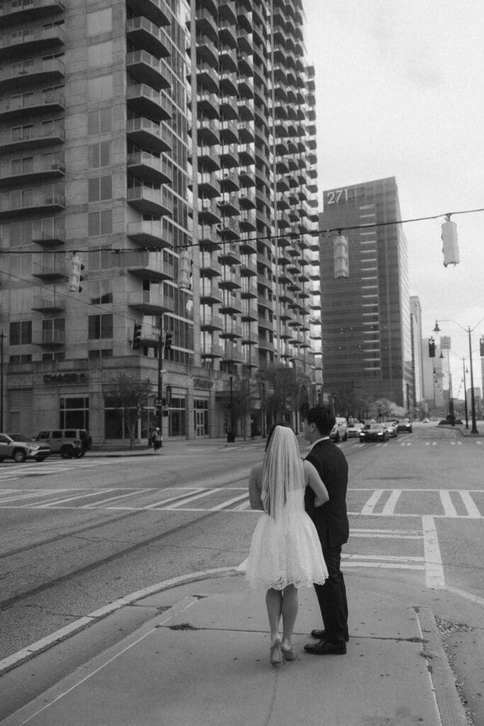 A Millennium Gate Museum & China town engagement session in Atlanta, Ga.