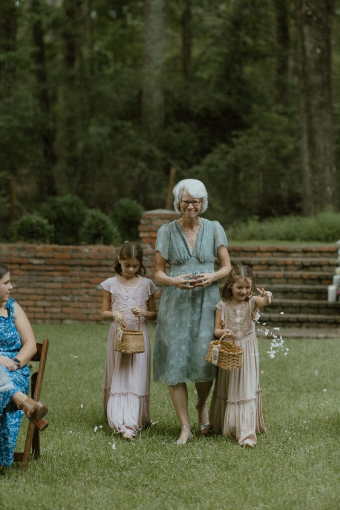 Outdoor wedding in Athens, Ga