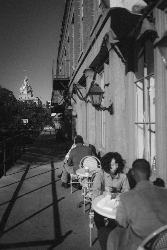 Downtown Savannah Engagement Photos